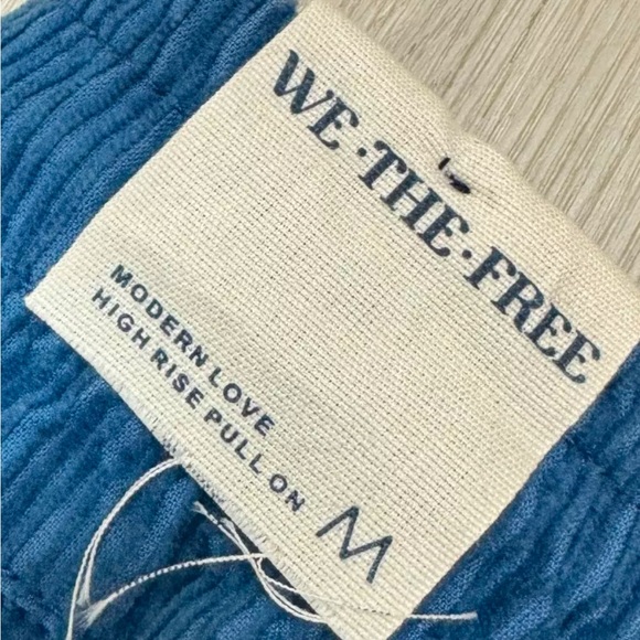 Free People We The Free Modern Love High Rise Pull On Corduroy Jeans - Picture 3 of 5